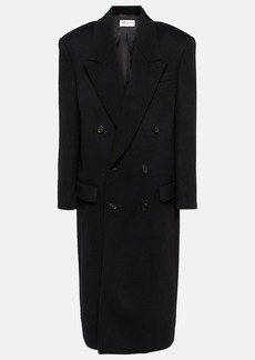 Saint Laurent Double-breasted virgin wool coat