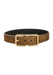 Saint Laurent Double Buckle Belt