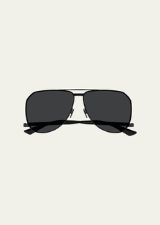 Saint Laurent Dust Metal Aviator Sunglasses