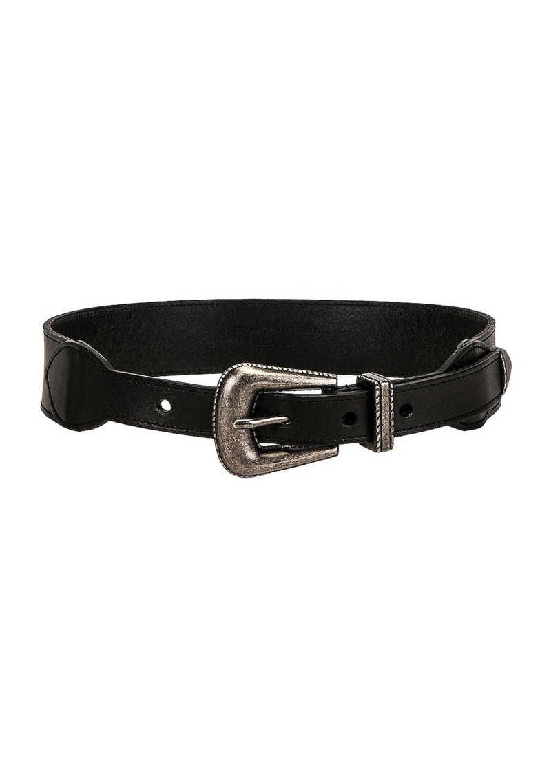 Saint Laurent Folk Buckle Belt