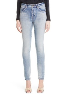 Saint Laurent High Waist Skinny Jeans