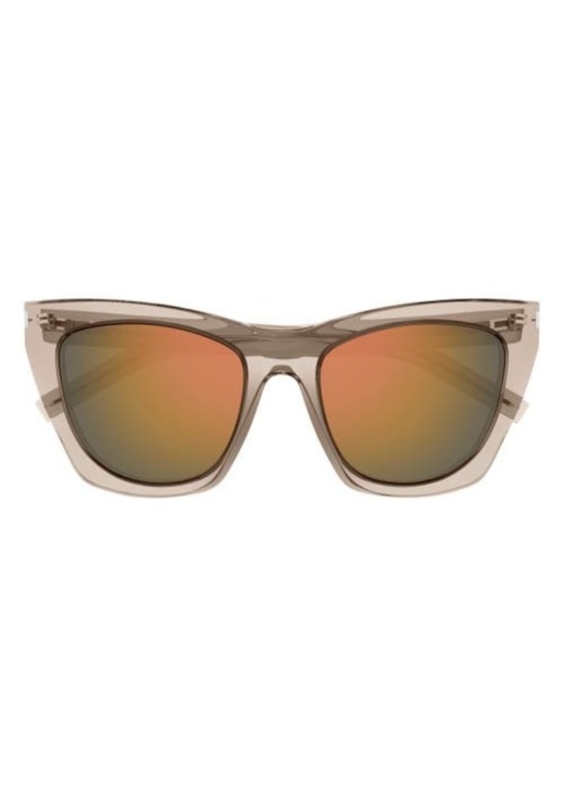 Saint Laurent Kate 55mm Cat Eye Sunglasses