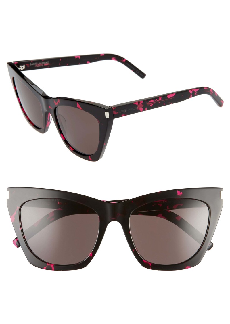 Saint Laurent Saint Laurent Kate 55mm Cat Eye Sunglasses Sunglasses