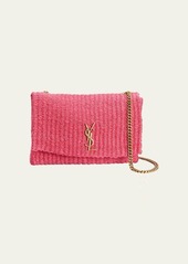 Saint Laurent Kate Medium YSL Crossbody Bag in Raffia