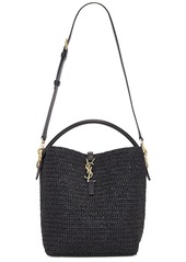 Saint Laurent Le 37 Raffia Bucket Bag