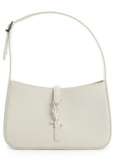 Saint Laurent Le 5 à 7 Leather Hobo in Crema Soft at Nordstrom