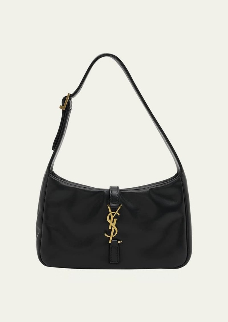 Saint Laurent Le 5 A 7 YSL Shoulder Bag in Padded Smooth Leather