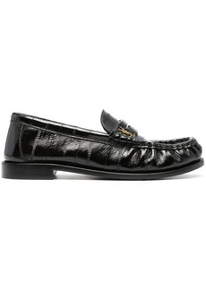 SAINT LAURENT Le Loafer leather slippers