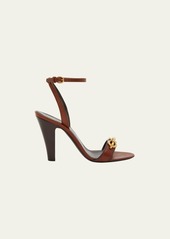 Saint Laurent Le Maillon Chain Ankle-Strap Sandals