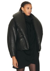 Saint Laurent Leather Coat