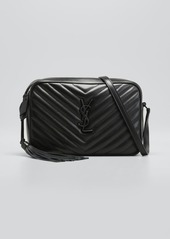 Saint Laurent Lou Medium Monogram YSL Calf Crossbody Bag