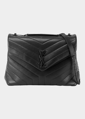 Saint Laurent Loulou Medium YSL Shoulder Bag in Quilted Leather