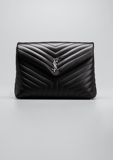 Saint Laurent Loulou Large YSL Shoulder Bag in Quilted Leather