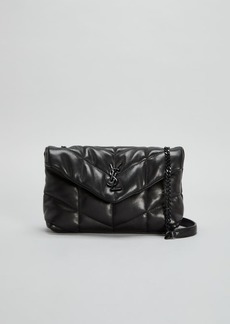 Saint Laurent Loulou Toy YSL Puffer Leather Crossbody Bag