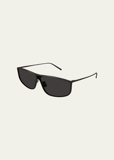 Saint Laurent Luna Zinc Alloy Shield Sunglasses