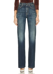 Saint Laurent Miles Creased Jean