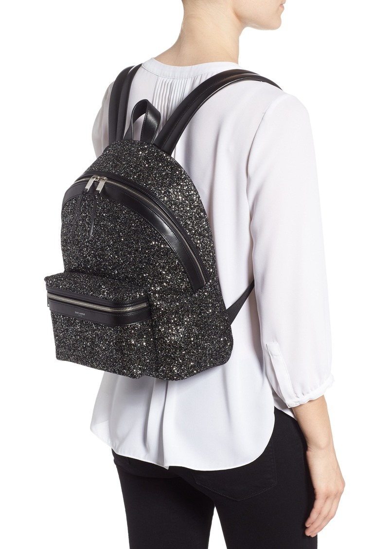 ysl glitter backpack