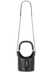 Saint Laurent Mini Gaby Top Handle Bucket Bag