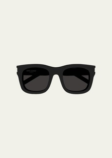 Saint Laurent Monceau Acetate Square Sunglasses