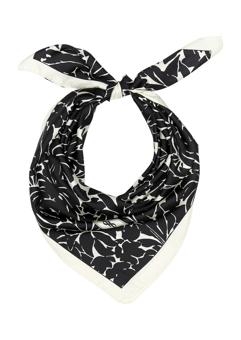 Saint Laurent Multi-Leaves Scarf