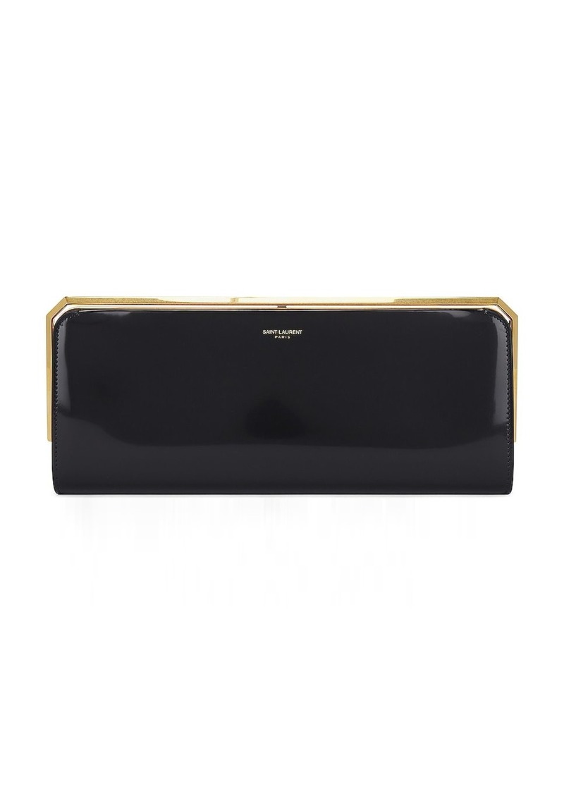 Saint Laurent New Minaudiere Charniere Clutch