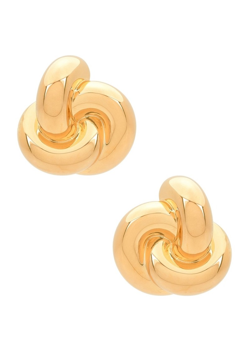 Saint Laurent Oversize Knot Earrings