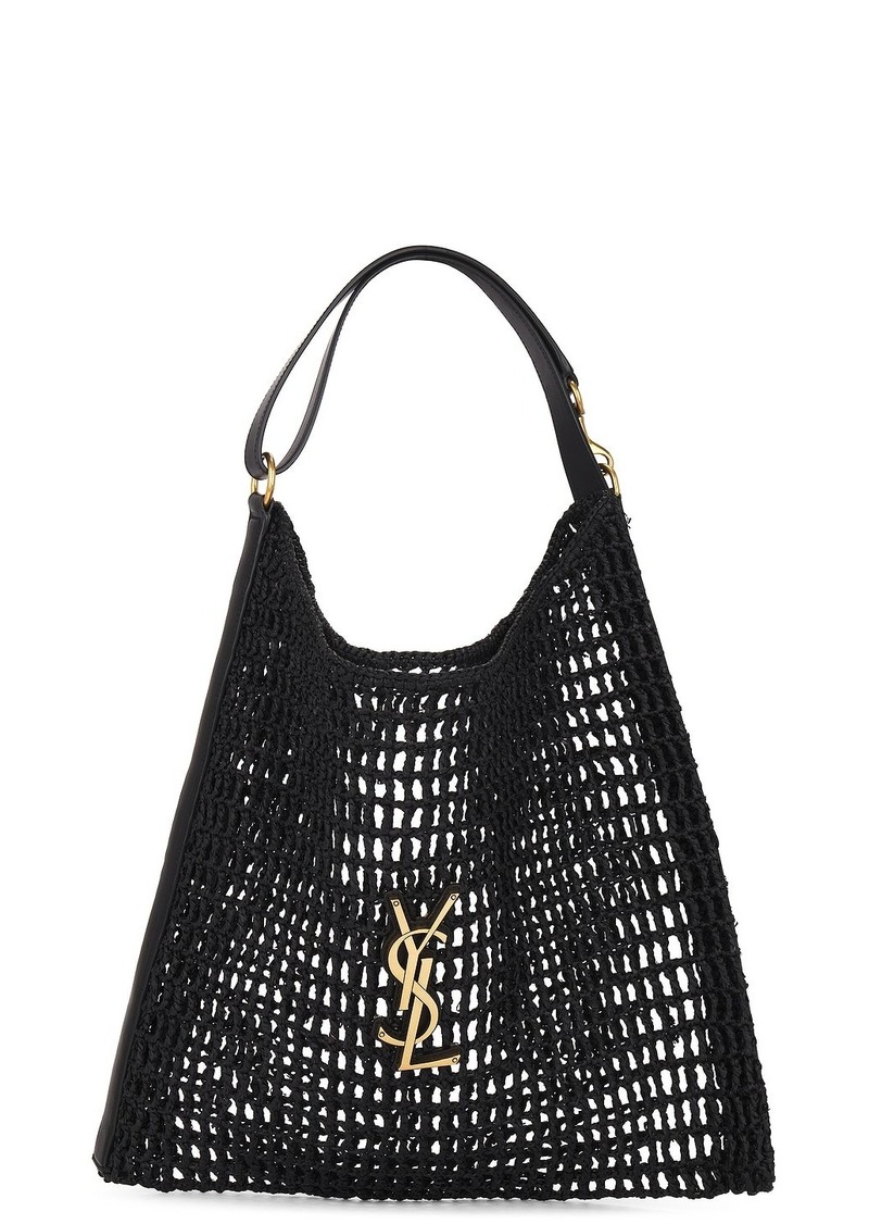 Saint Laurent Raffia Shoulder Bag