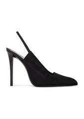 Saint Laurent Raven Slingback Pump