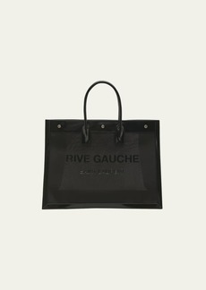 Saint Laurent Rive Gauche Small Tote Bag in Mesh