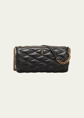 Saint Laurent Sade Medium YSL Tube Shoulder Bag in Quilted Smooth Leather