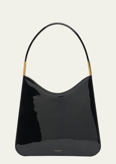 Saint Laurent Sadie YSL Patent Leather Hobo Bag