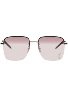 Saint Laurent Silver SL 312 M Sunglasses