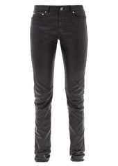 Saint Laurent Leather skinny-leg trousers