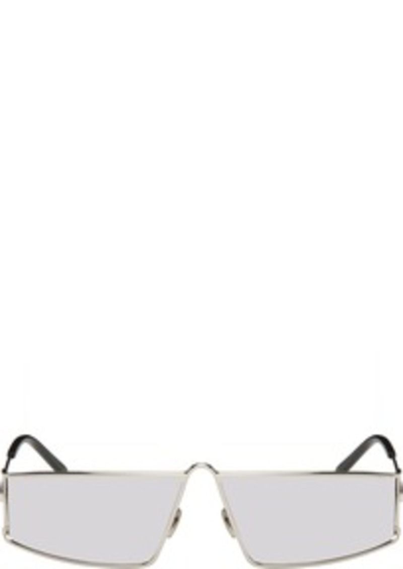 Saint Laurent SSENSE Exclusive Silver SL 606 Sunglasses