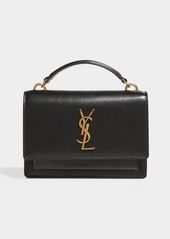 Saint Laurent Sunset Medium YSL Top-Handle Crossbody Bag in Smooth Leather