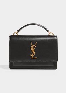 Saint Laurent Sunset Medium YSL Top-Handle Crossbody Bag in Smooth Leather
