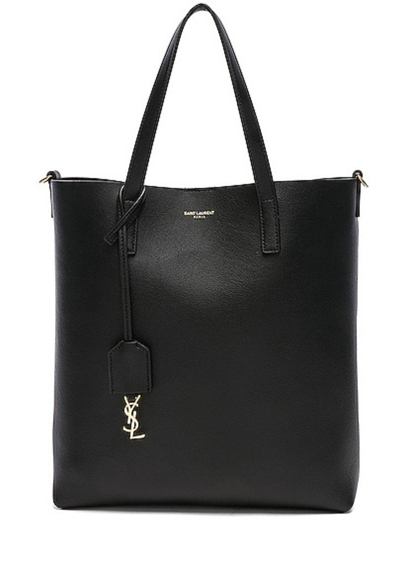 Black Toy mini croc-effect leather tote bag