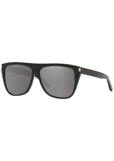 Saint Laurent Unisex Mirror Sunglasses, Sl 1K - Black