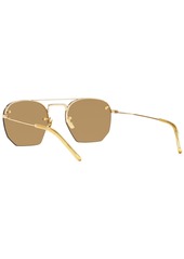Saint Laurent Unisex Sunglasses, Sl 422 - Gold-Tone, Brown