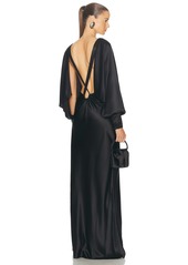 Saint Laurent V-neck Long Dress