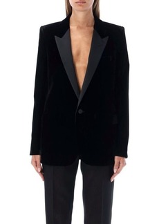 SAINT LAURENT Velvet Tuxedo jacket