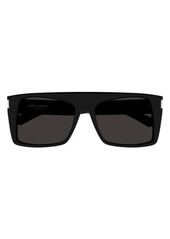 Saint Laurent Vitti 58mm Square Sunglasses