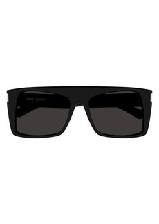 Saint Laurent Vitti 58mm Square Sunglasses
