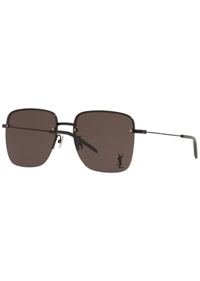 Saint Laurent Women's Mirror Sunglasses, Sl 312 M-006 - Black