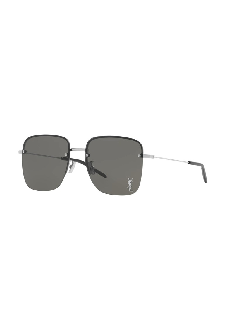 Saint Laurent Women's Mirror Sunglasses, Sl 312 M-006 - Silver