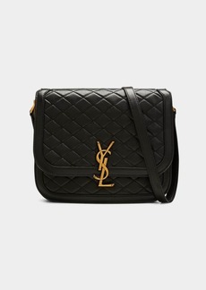 Saint Laurent Solferino Medium YSL Crossbody Bag in Quilted Smooth Leather