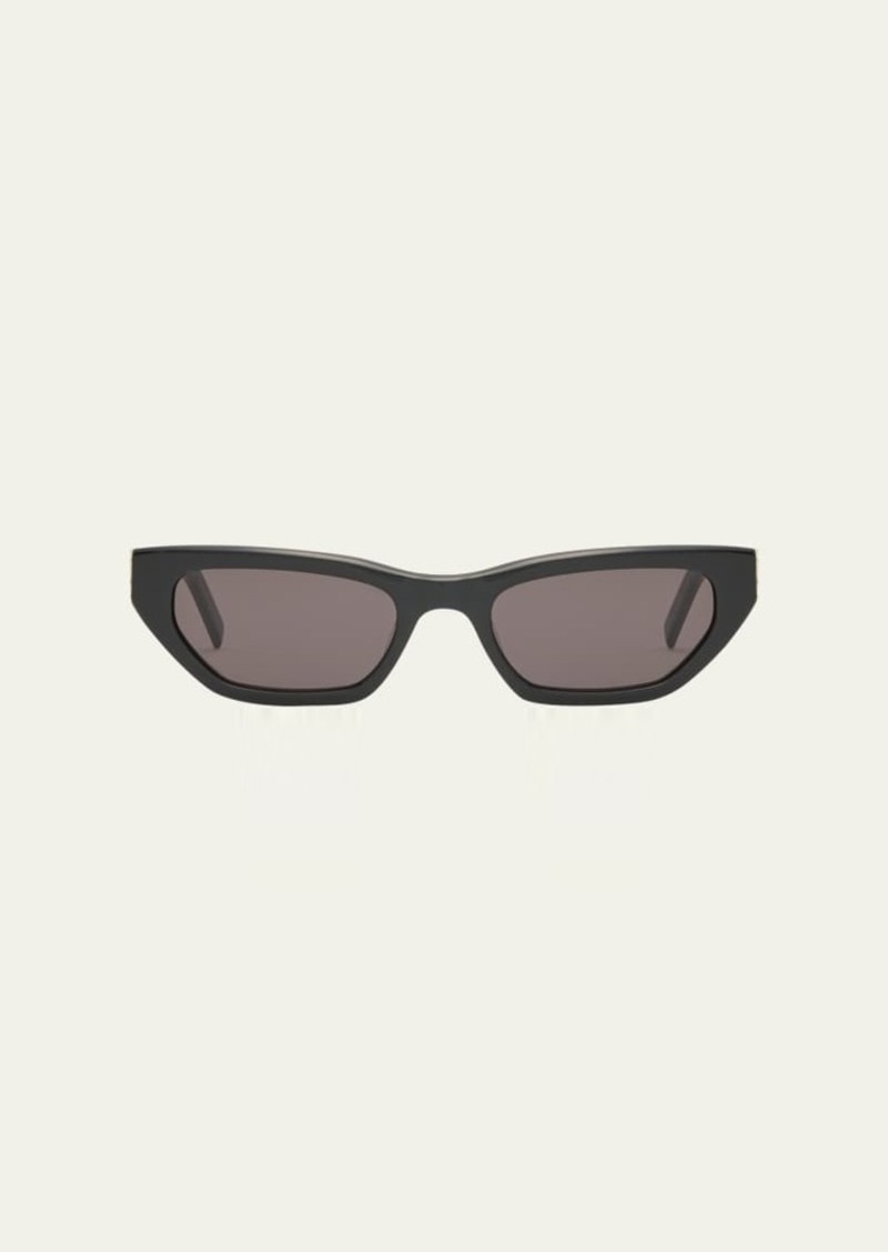Saint Laurent YSL Plastic Cat-Eye Sunglasses