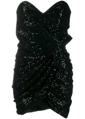 Saint Laurent sequinned mini dress