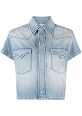 Saint Laurent short-sleeve denim shirt