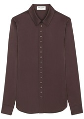 Saint Laurent long-sleeve silk shirt